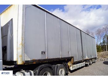  Narko 3 axle jumbo trailer with chapel - Curtainsider semi-trailer
