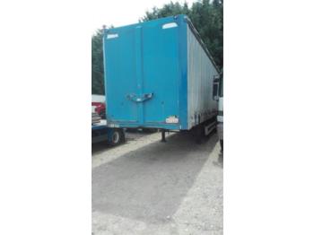 Renders 3-asser met kuip - Curtainsider semi-trailer