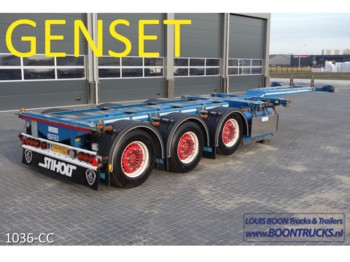 Container transporter/ Swap body semi-trailer D-Tec FT-43-03V GENSET 2014: picture 1