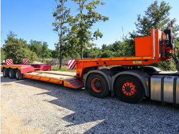 MEUSBURGER MTB-3 - Dropside/ Flatbed semi-trailer