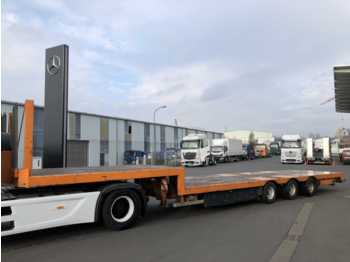 Möslein STP3 Tieflader/Plattform TÜV 06/19 27.250Kg NL  - Dropside/ Flatbed semi-trailer