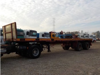 Stokota STEEL SUSPENSION / DOUBLE TIRES / EXENTABLE - Dropside/ Flatbed semi-trailer