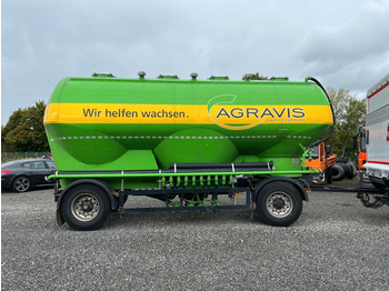 Tank semi-trailer for transportation of bulk materials Feldbinder 2 Achs Futtermittel Silo leichter!! Unfall: picture 1