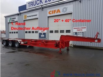 Container transporter/ Swap body semi-trailer GoFa 3 Achs Container Chassis 20"+40" BPW Achsen: picture 1