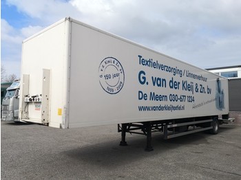 Closed box semi-trailer Groenewegen DRO-12-10 1-AS 12.60m Tridec Gestuurd - Achtersluitklep 2000kg: picture 1