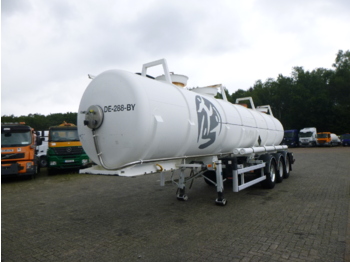 Tank semi-trailer for transportation of chemicals Guhur Chemical tank ACID inox 24.8 m3 / 1 comp: picture 1