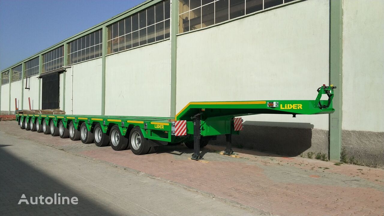 New Low loader semi-trailer LIDER 2024 Model 200 TONS CAPACITY New Productions Directly From Manufacture: picture 9