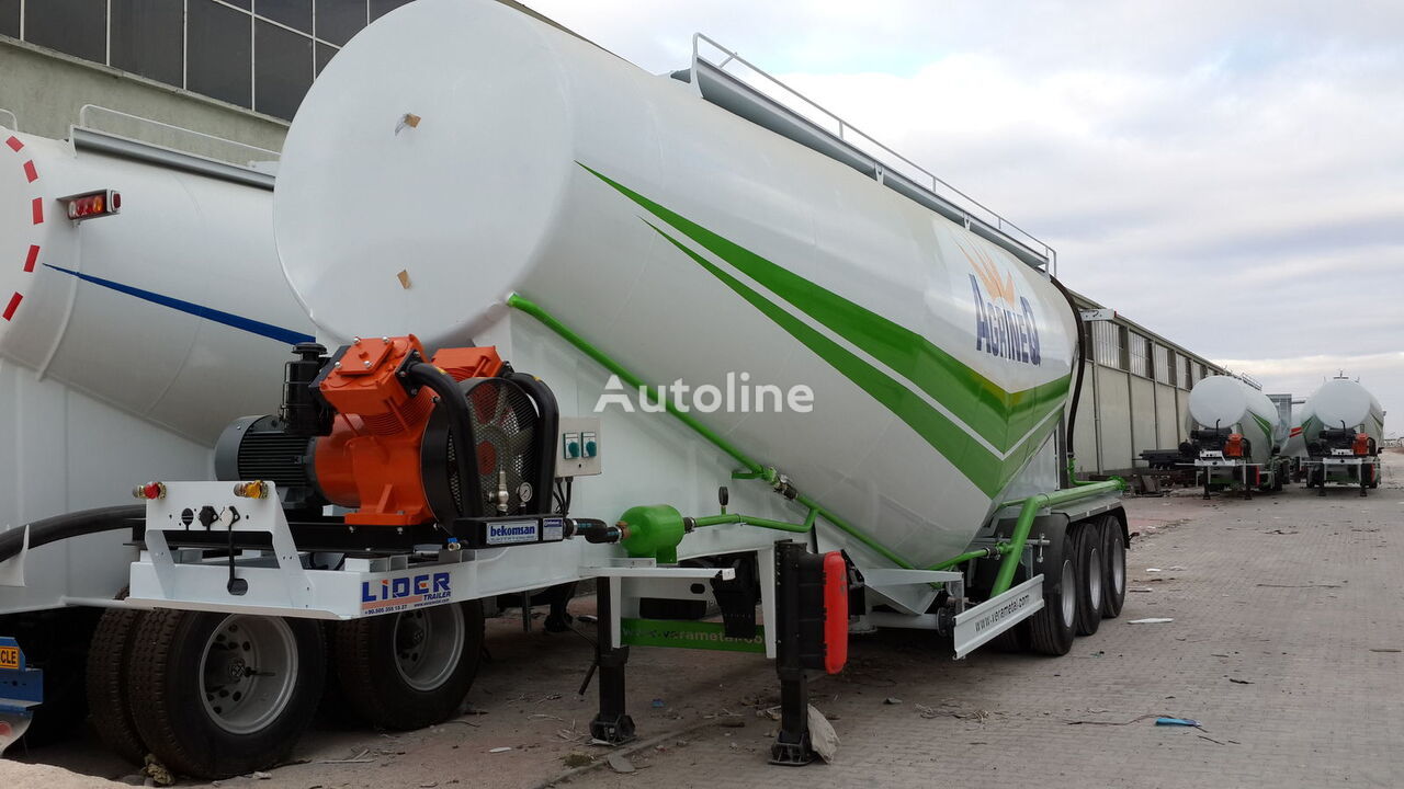 New Tank semi-trailer for transportation of cement LIDER 2024 NEW 80 TONS CAPACITY FROM MANUFACTURER READY IN STOCK: picture 10