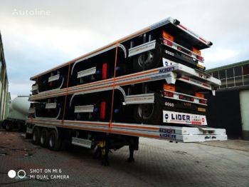 New Container transporter/ Swap body semi-trailer for transportation of containers LIDER NEW 2023 MODELS YEAR (MANUFACTURER COMPANY LIDER TRAILER: picture 1
