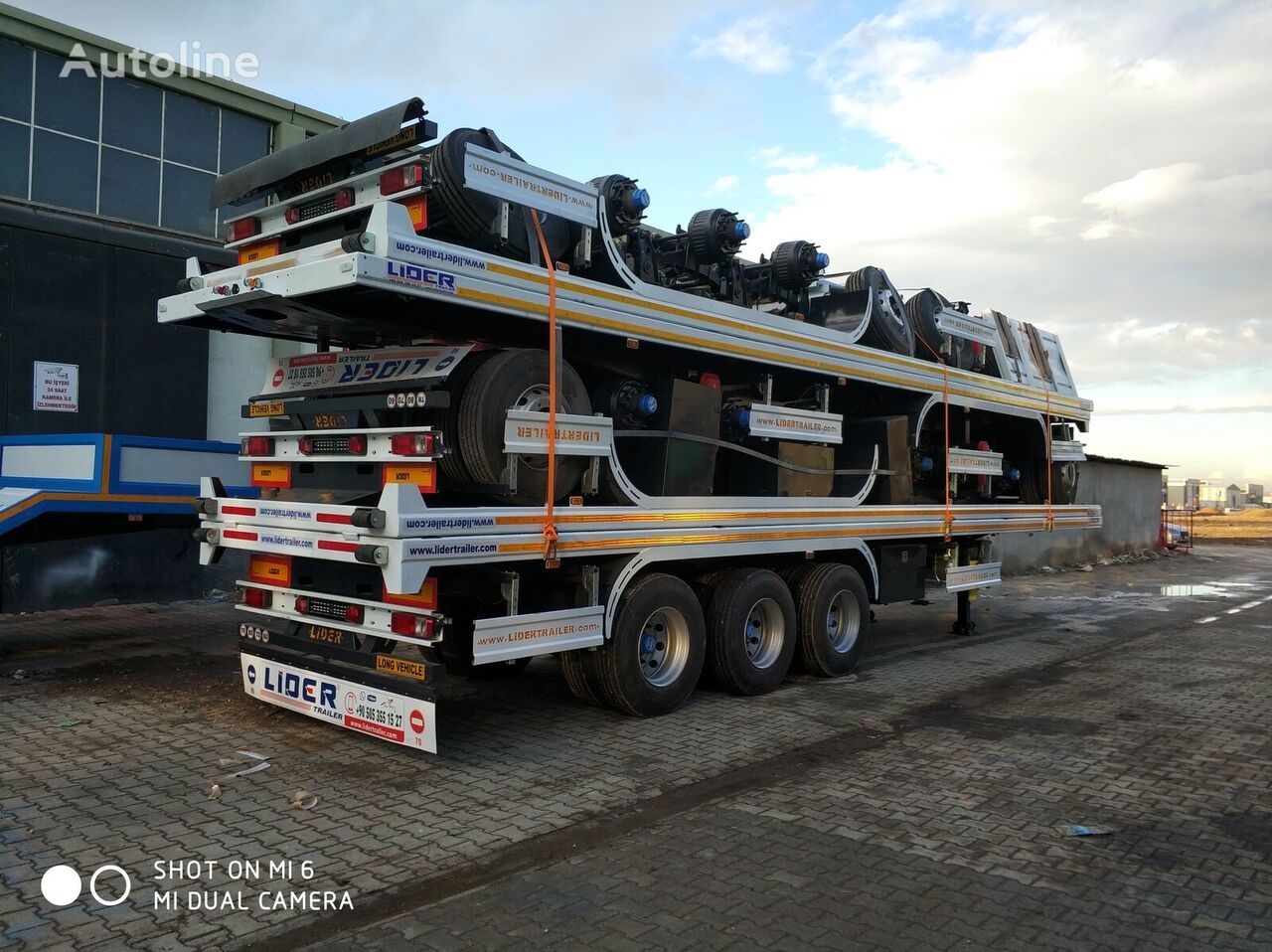New Container transporter/ Swap body semi-trailer for transportation of containers LIDER NEW 2023 MODELS YEAR (MANUFACTURER COMPANY LIDER TRAILER: picture 11