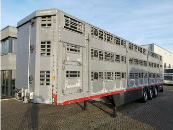 Pezzaioli SBA63U / 3 Stock / Hubdach / BPW  - Livestock semi-trailer