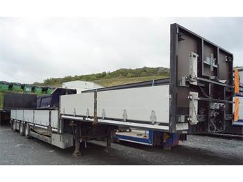 HRD Jumbo Oljeekspress m/ 6 m uttrekk  - Low loader semi-trailer
