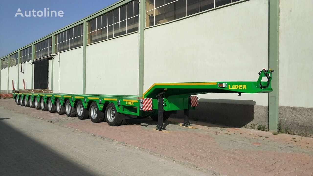 Low loader semi-trailer LIDER 2023 Model 200 TONS CAPACITY New Productions Directly From Manufacture: picture 8