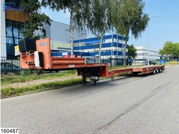 Louault Lowbed 45000 kg,  5,05 mtr Extendable, Lowbed, Twistlocks - Low loader semi-trailer
