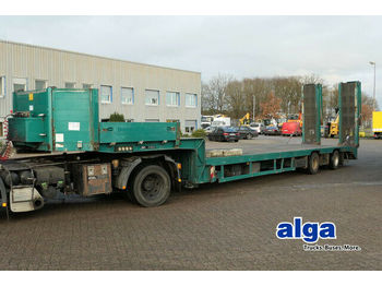 Meusburger MTS-2 achser/hydr. Rampen/8,7 m. lang/Luft  - Low loader semi-trailer