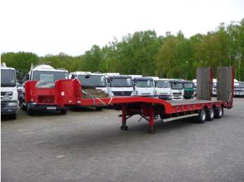 Montracon 3-axle semi-lowbed trailer + ramps - Low loader semi-trailer