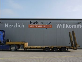 Möslein 3 Achs Tieflader, verbreiterbar, Luft, SAF  - Low loader semi-trailer