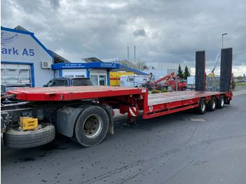 Müller-Mitteltal TS 3 Kompakt Tieflader 3-Achser Lenkachse Rampen  - Low loader semi-trailer