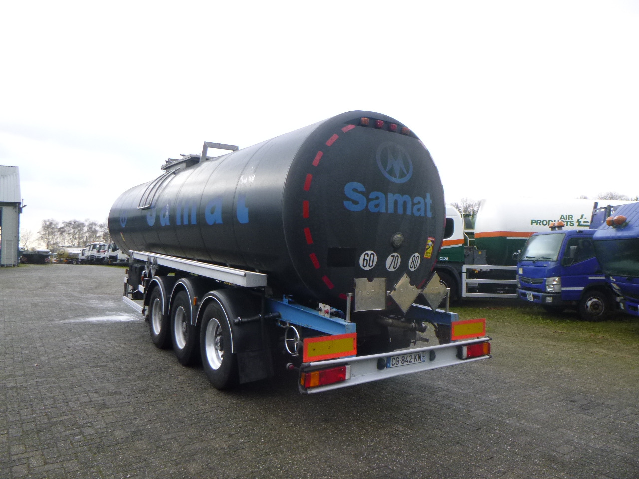 Tank semi-trailer for transportation of bitumen Magyar Bitumen tank inox 31.8 m3 / 1 comp / ADR 22/10/2024: picture 3