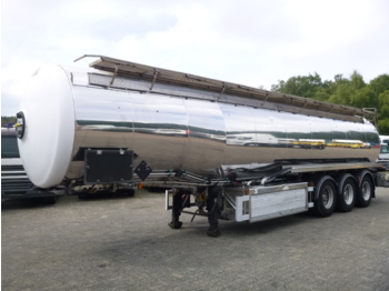 Tank semi-trailer for transportation of fuel Magyar Oil tank inox 37 m3 / 5 comp: picture 1