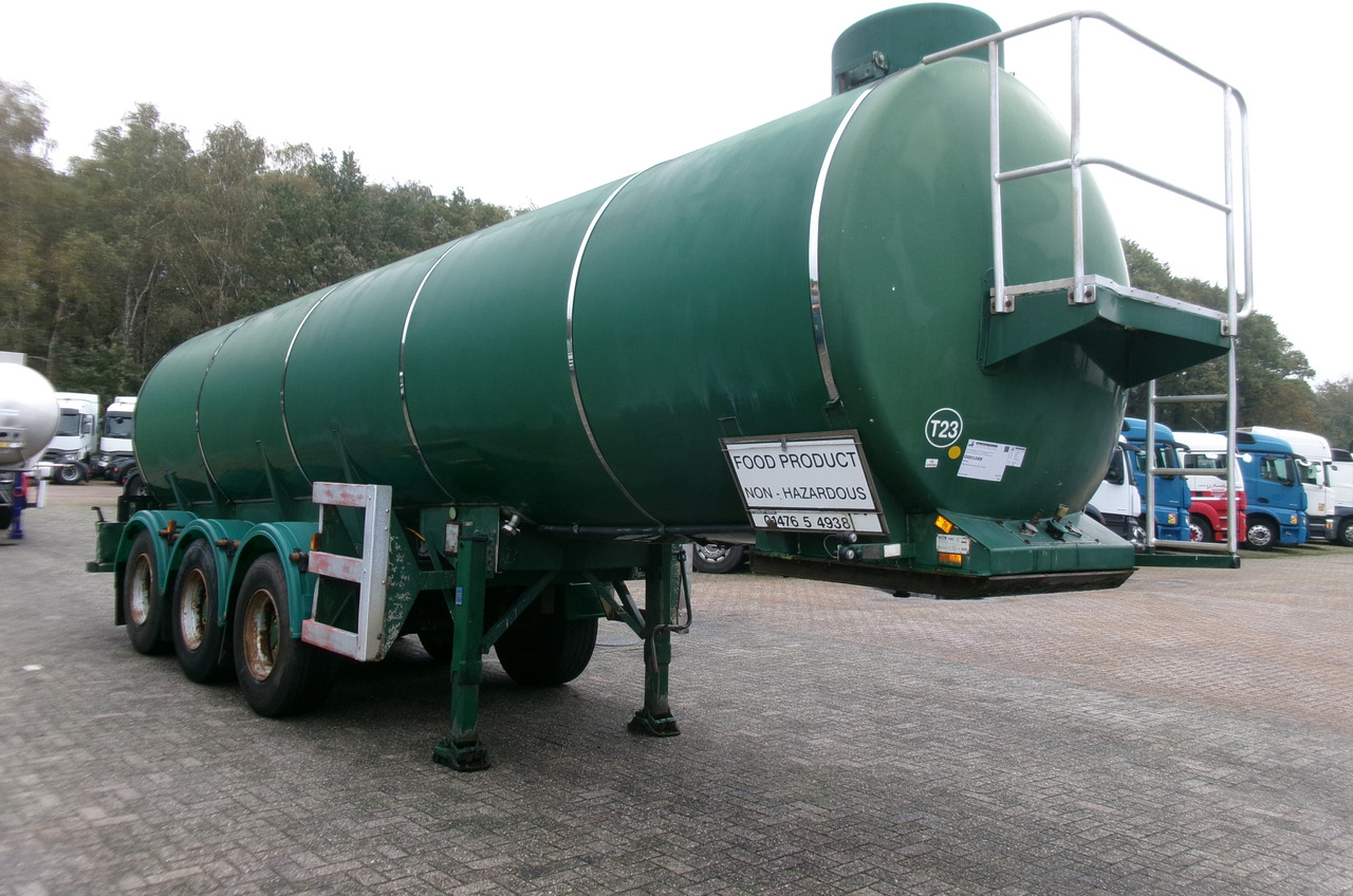 Tank semi-trailer for transportation of food Melton Food tank inox 25 m3 / 1 comp: picture 2