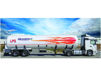 New Tank semi-trailer for transportation of gas Micansan 57 m3 READY FOR SHIPMENT FROM STOCK AREA BIG DISCOUNT: picture 1