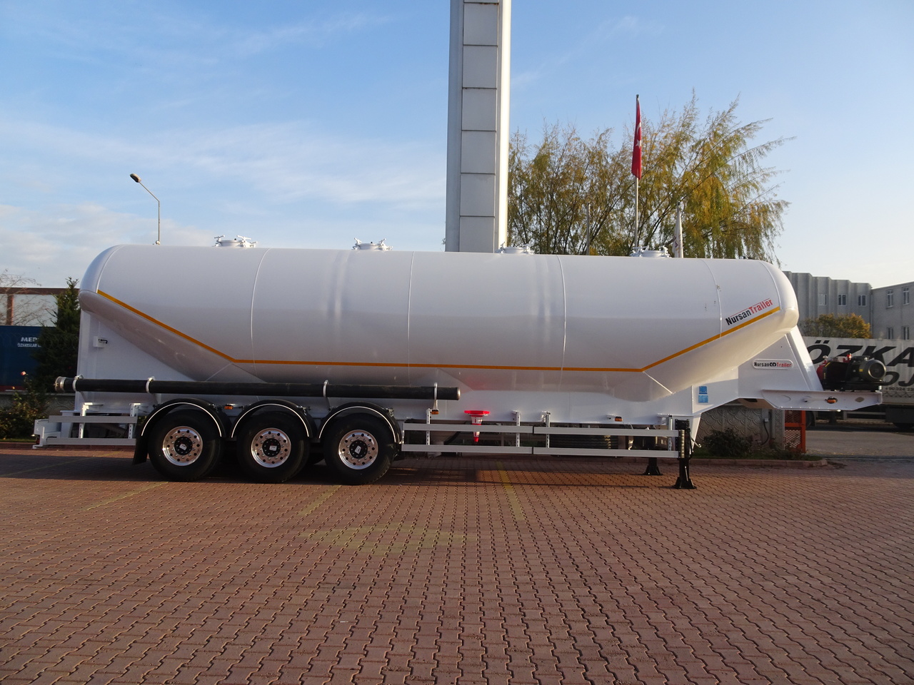 New Silo semi-trailer for transportation of silos NURSAN Aluminium W Type Silo: picture 16