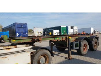 Container transporter/ Swap body semi-trailer Schmitz 20 Chassis: picture 1