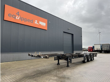 Container transporter/ Swap body semi-trailer Schmitz Cargobull 40FT HC, SAF+disc, extendable, NL-chassis: picture 1