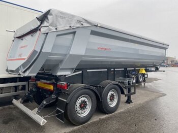 New Tipper semi-trailer Schwarzmüller Stahlrundmulde 25 m³, Gesteinsusführung, Hydraulische Klappe,  Liftachse: picture 1