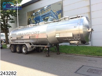 Burg Chemie 31000 Liter, 4 Compartments, Steel suspension, Isolated, 4 Bar - Tank semi-trailer