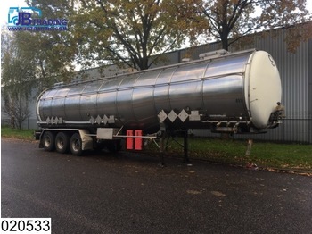 Burg Chemie 48600 Liter, Tank heater, ADR 28-11-2017,Max 4 Bar, 100c, 3 Compartments, Isolated - Tank semi-trailer