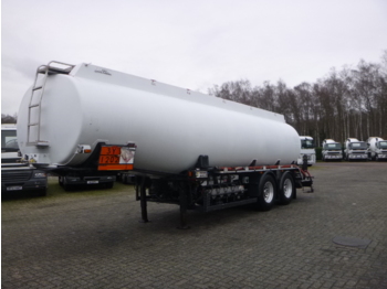 Caldal Fuel tank alu 28 m3 / 5 comp + pump - Tank semi-trailer