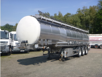 Dijkstra Chemical tank inox 37.5 m3 / 5 comp - Tank semi-trailer
