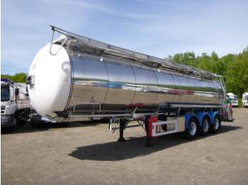 Feldbinder Food tank inox 33m3 / 3comp + pomp - Tank semi-trailer