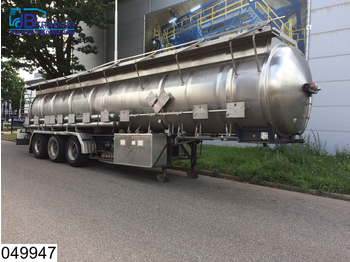 Magyar Chemie RVS tank, 27000 Liter, 15 Compartments, 2 Hydraulic pumps, Max 4 bar, 50c - Tank semi-trailer