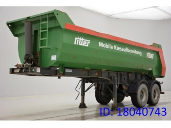 MEUSBURGER 27 cub in steel - Tipper semi-trailer