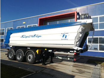 TECNOKAR Supertop F1 - construction tipper - steel body - 30 m³ - 3 axles - Tipper semi-trailer