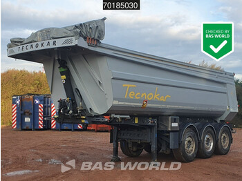 Tecnokar T3P 3 axles Cramaro Cover ! Alcoa's ! Liftachse 26m3 - Tipper semi-trailer