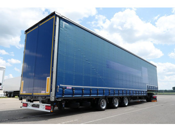 Low loader semi-trailer Wecon JUMBO GARDINENSATTEL /MEGA 101m3 /MASCHINENTRANS: picture 1