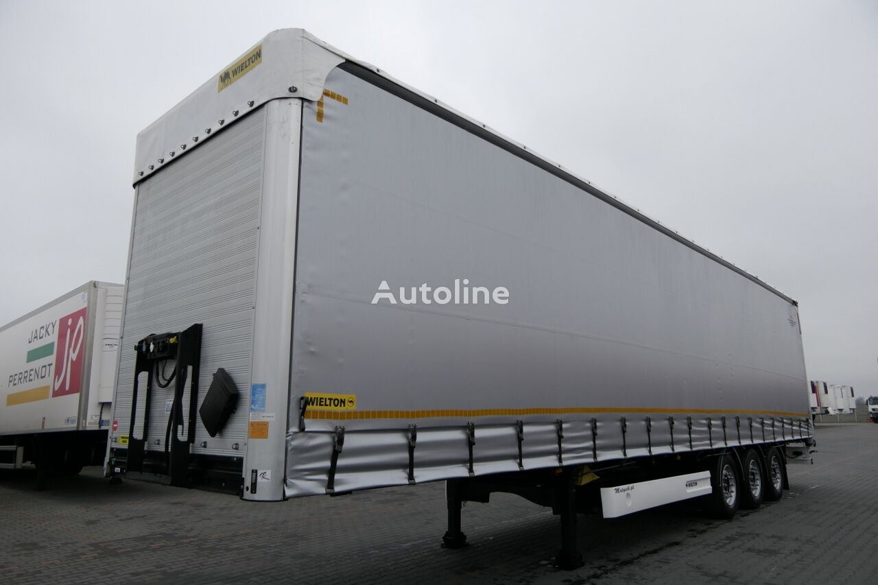 Curtainsider semi-trailer Wielton CURTAINSIDER / VARIOS / STANDARD / LIFTED ROOF & AXLE / BDE /: picture 2