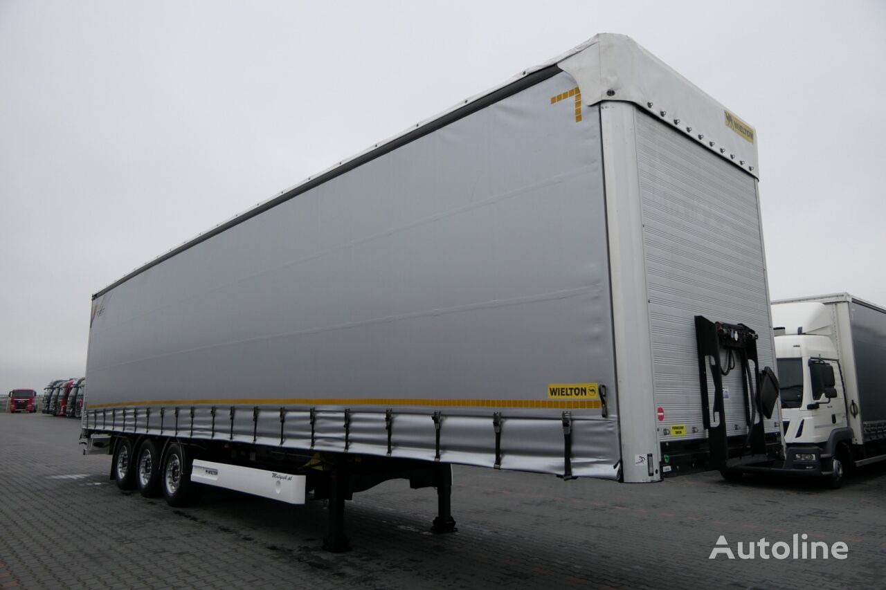 Curtainsider semi-trailer Wielton CURTAINSIDER / VARIOS / STANDARD / LIFTED ROOF & AXLE / BDE /: picture 8