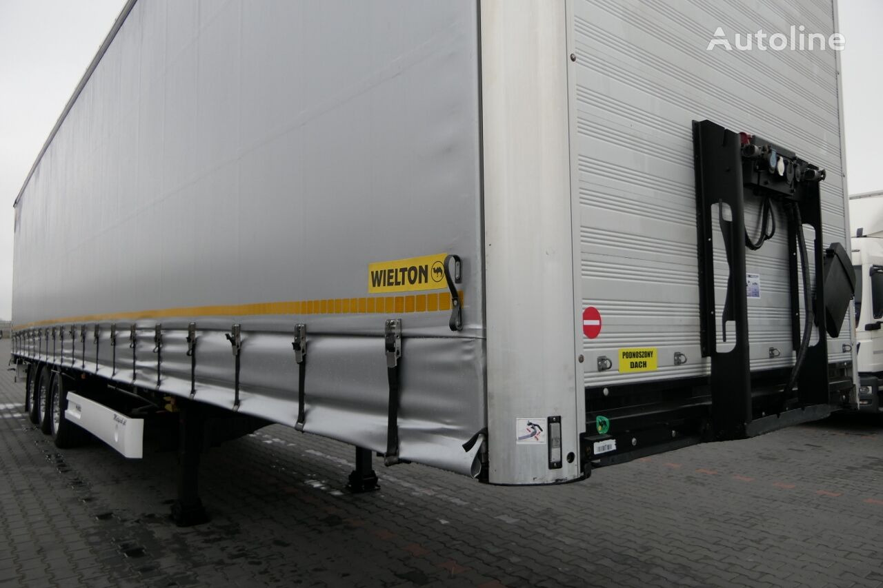 Curtainsider semi-trailer Wielton CURTAINSIDER / VARIOS / STANDARD / LIFTED ROOF & AXLE / BDE /: picture 18