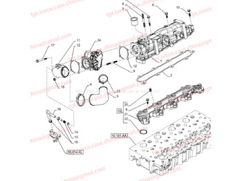 Valve FPT IVECO CASE Cursor9 Euro 6 F2CFE612 A/B/D F2CFE614A*B041/F2CGE614F*V004 5802431166   VALVE COVER5801363172: picture 1