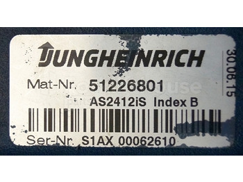 ECU for Material handling equipment Jungheinrich 51226801 Rij/hef/stuur regeling  drive/lift/steering controller AS2412 i S index B Sw. 2,07 51419306 sn. S1AX00062610 from ECE225 year 2015: picture 2