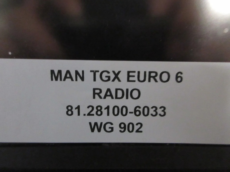 Electrical system for Truck MAN 81.28100-6033 RADIO NAVI MAN TGS TGX TGM EURO 6: picture 6