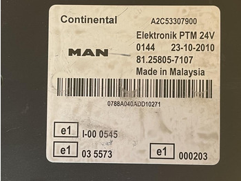 ECU for Truck MAN PTM 81.25805-7107: picture 3
