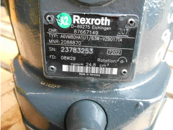 Hydraulic motor for Construction machinery Rexroth A6VM80HA1U1/63W-VZB017TA -: picture 3
