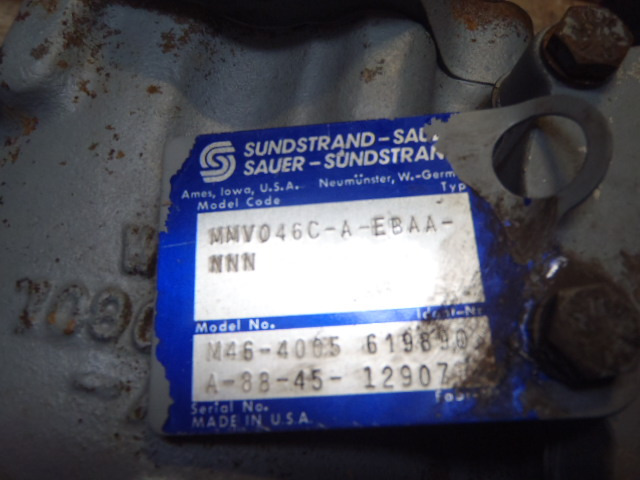Hydraulic motor for Construction machinery Sauer Sundstrand MMV046C-A-EBAA-NNN -: picture 3