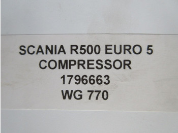 Engine and parts for Truck Scania 1796663 compressor Scania R 500 euro 5: picture 5